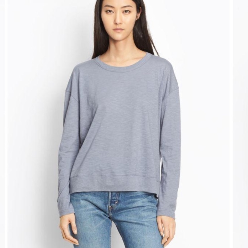 Vince - Slub Cotton Drop Shoulder Tee M